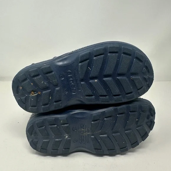 CROCS KIDS’ HANDLE IT RAIN BOOT Size C12 Navy Blue - Picture 6 of 6